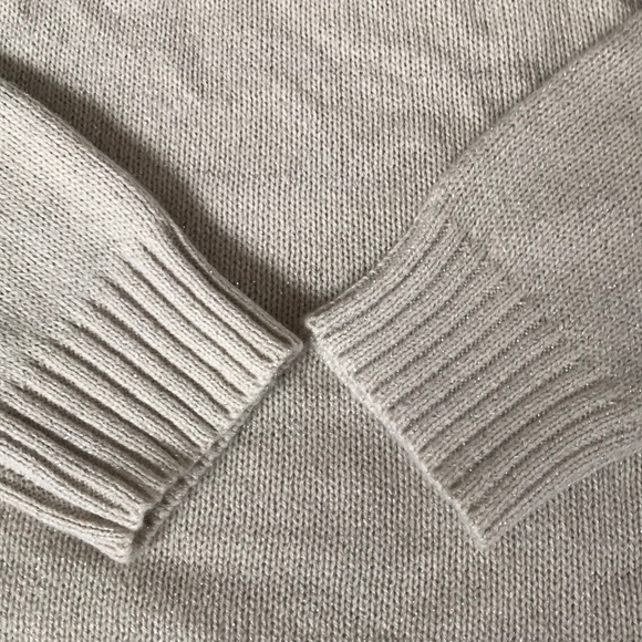 Shimmery Beige Cardigan Medium - Picture 3 of 4